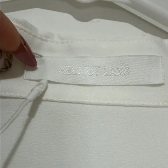 Helmut Lang White Lace Relaxed Shirt - Picture 6 of 8